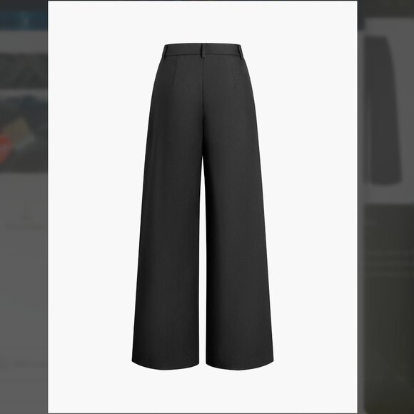 NWT Commense High-Waist Wide Leg Trouser Pants - Picture 3 of 9